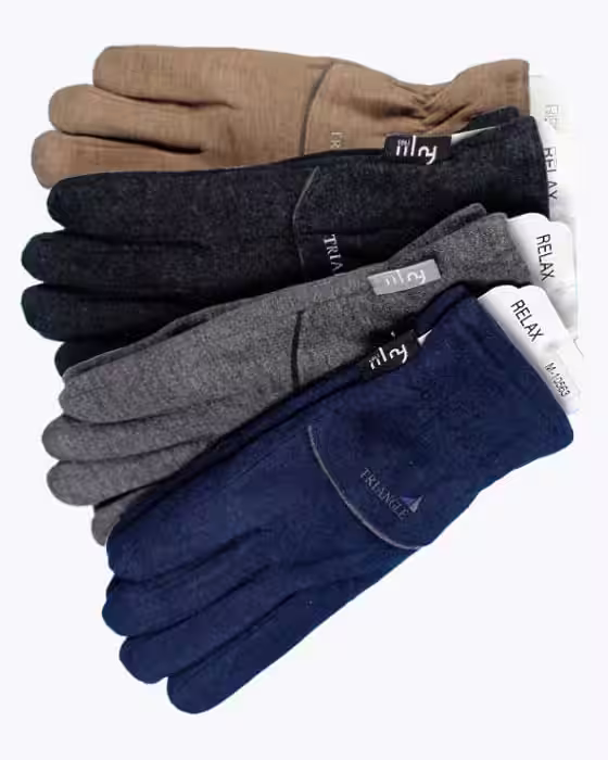 دستکش موهر مردانه طرح TRIANGLE